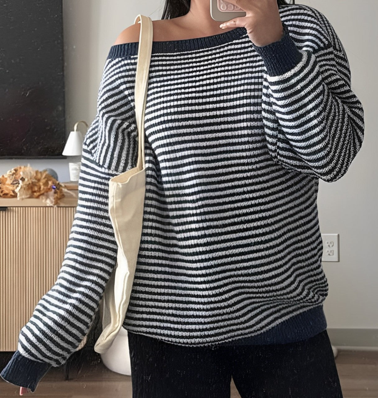 Sophie - Striped Knitted Jumper