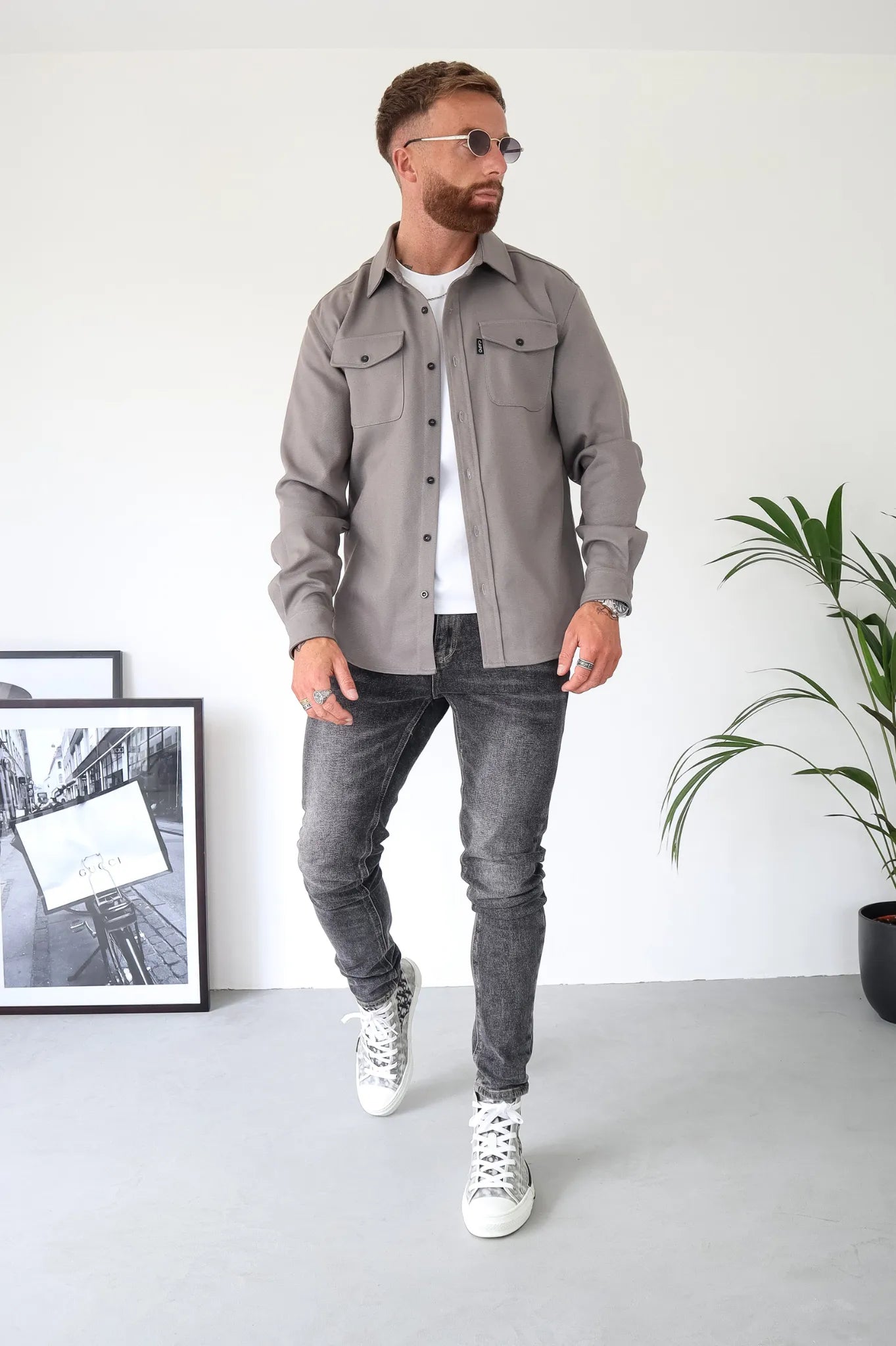 Gabriel - Shirt Jacket with Button Placket