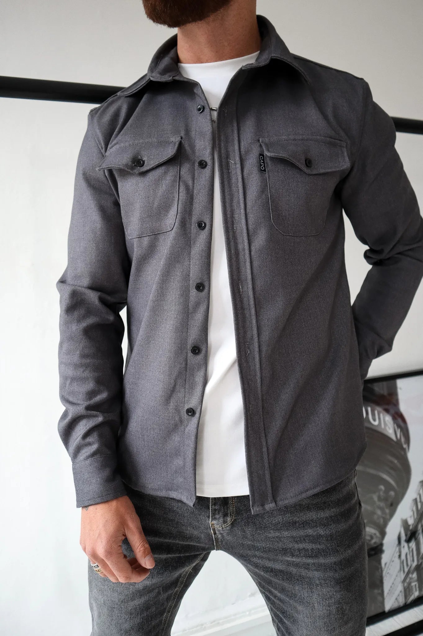 Gabriel - Shirt Jacket with Button Placket