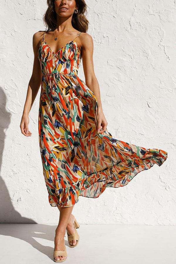 CICIE - Colorful Midi Dress