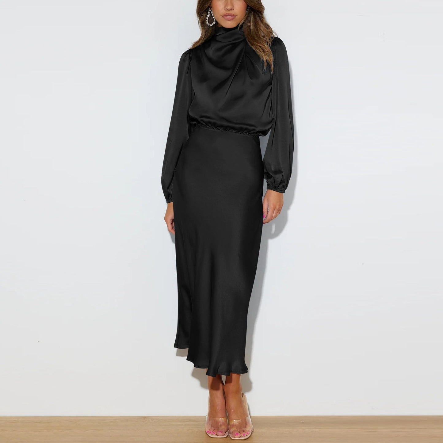 Audra - Elegant Long-sleeved Dress