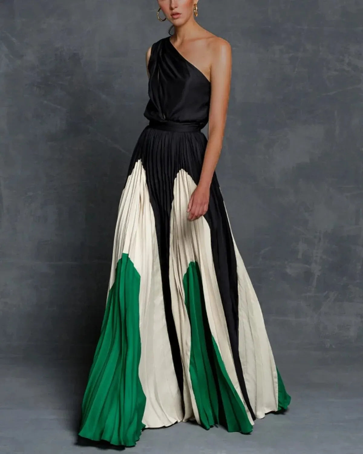 Delaide - One Shoulder Maxi Dress